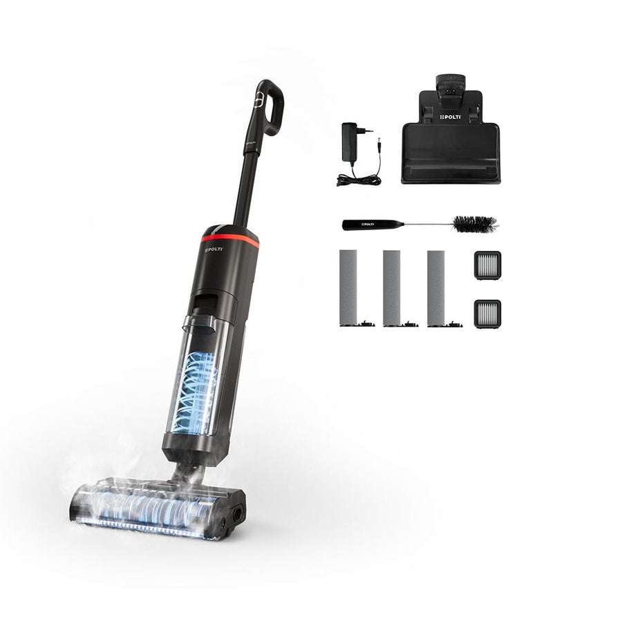 Polti | RollySteam WD40C | Cordless Steam Vacuum Cleaner | 450 W | 0.6 L | Black
