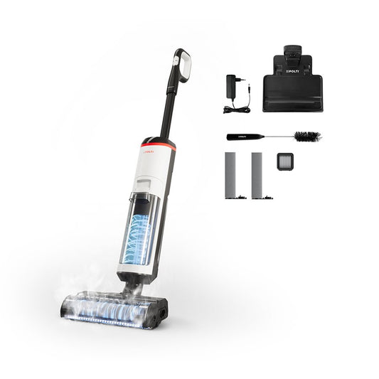 Polti | RollySteam WD30C | Cordless Steam Vacuum Cleaner | 450 W | 0.6 L | White/Black
