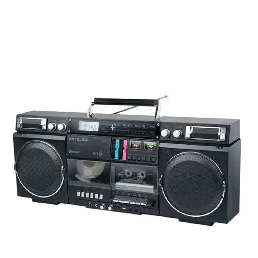 Muse | Ghetto Blaster | M-380 GB | CD | Cassette | Bluetooth | USB | Black