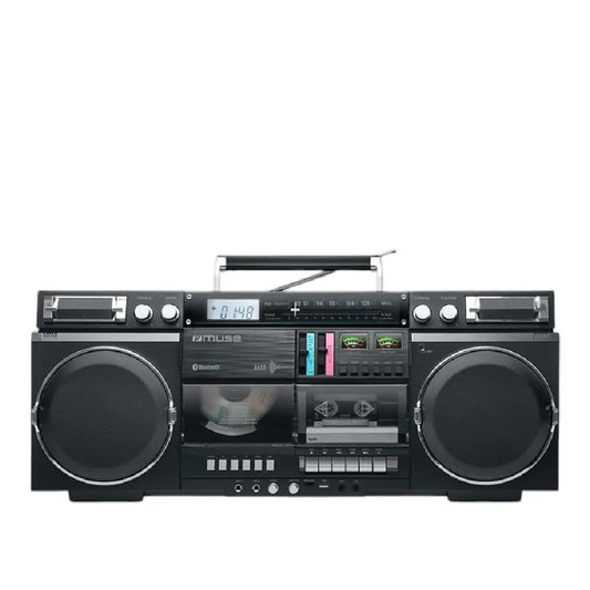 Muse | Ghetto Blaster | M-380 GB | CD | Cassette | Bluetooth | USB | Black