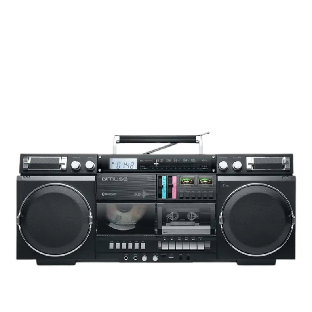 Muse | Ghetto Blaster | M-380 GB | CD | Cassette | Bluetooth | USB | Black