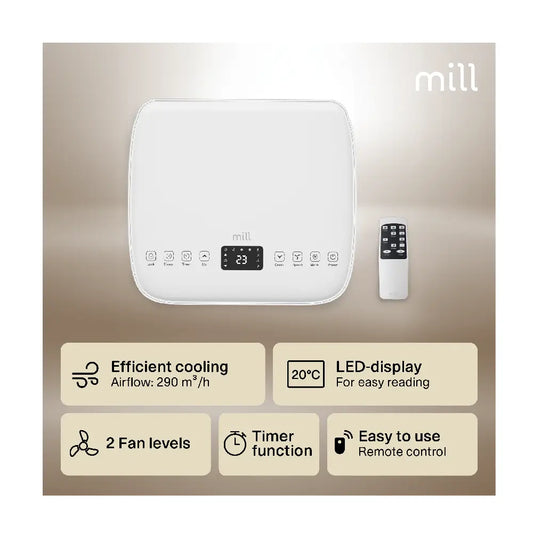 Mill MPAC5000 | Klimaanlage | Anzahl der Geschwindigkeiten 2 | Weiß