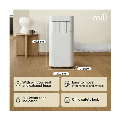 Mill MPAC5000 | Air Conditioner | Number of speeds 2 | White