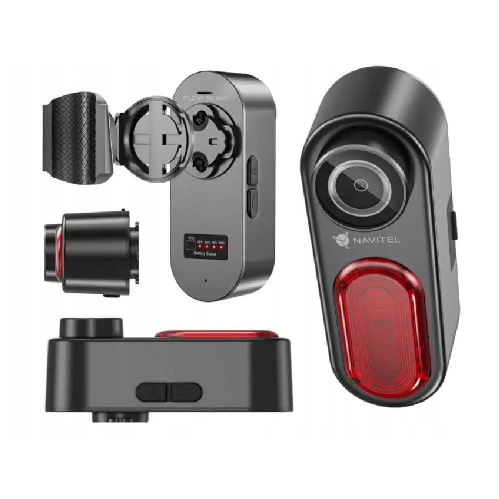 Navitel | Bicycle Dashcam with Tail Light | FLOW BL800 | 4K | Wi-Fi
