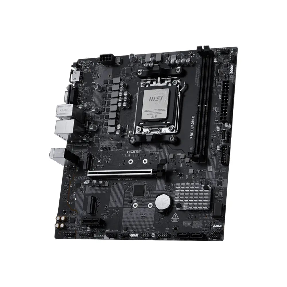 MSI | PRO B840M-B | Processor Socket Socket AM5 | Chipset Type AMD B840