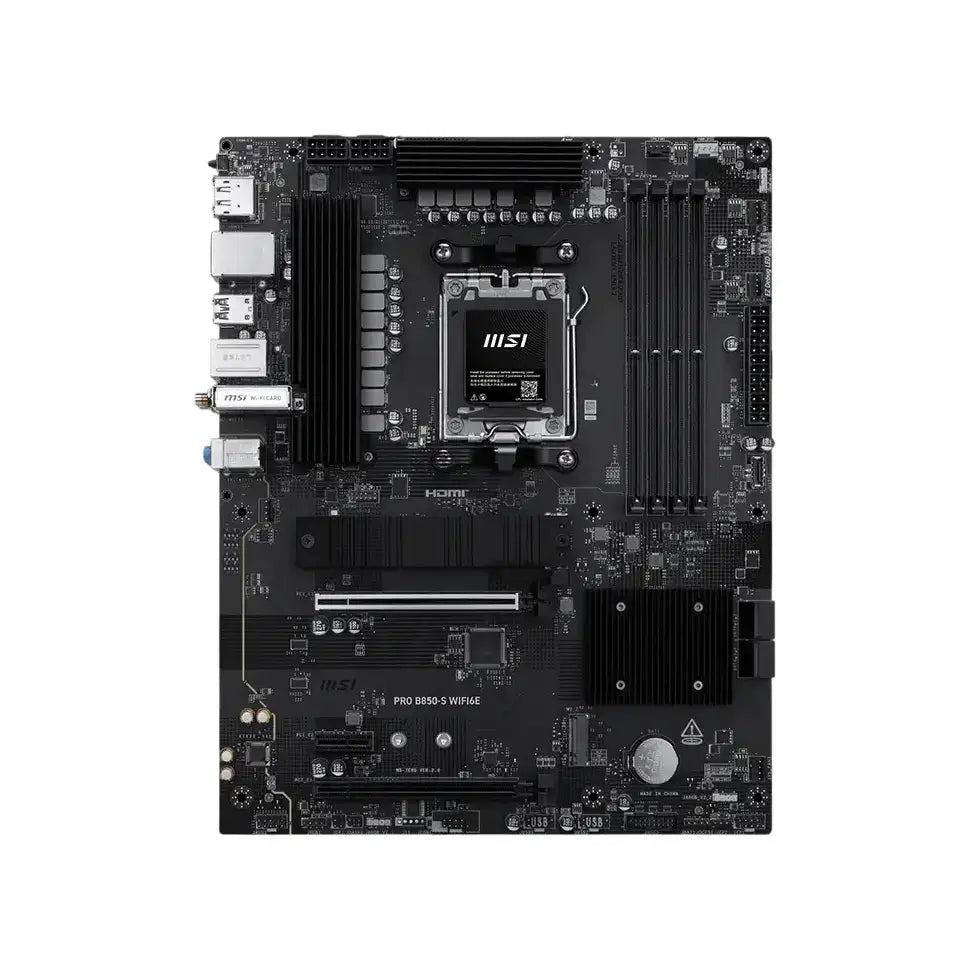 MSI | PRO B850-S WIFI6E | Processor Socket Socket AM5 | Chipset Type AMD B850