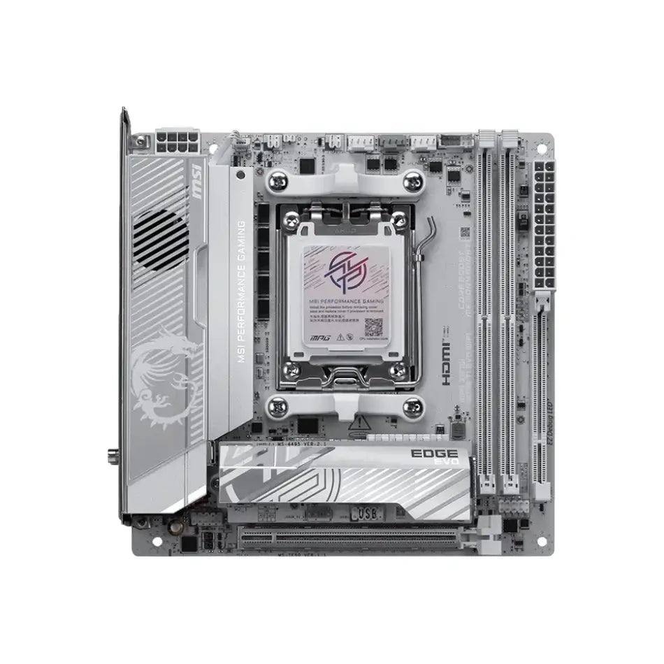 MSI | MPG X870I EDGE TI EVO WIFI | Processor Socket Socket AM5 | Chipset Type AMD X870