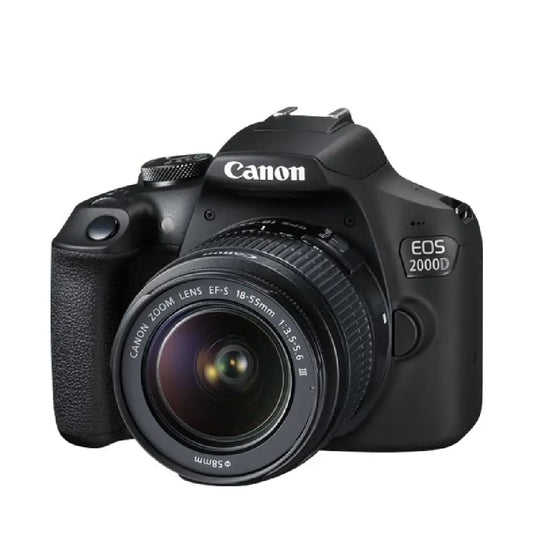 Canon | DSLR Camera | EOS 2000D Kit EF-S 18-55mm f/3.5-5.6 III | 24.1 MP | Black