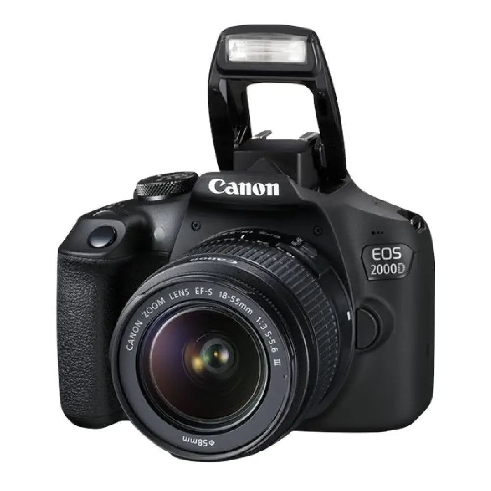 Canon | DSLR Camera | EOS 2000D Kit EF-S 18-55mm f/3.5-5.6 III | 24.1 MP | Black