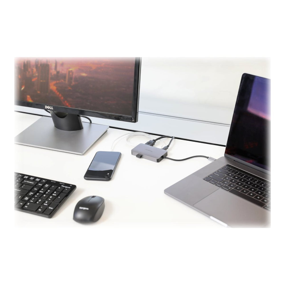 Targus | USB-C DP Alt Mode Single Video 4K HDMI/VGA Docking Station with 100W PD Pass-Thru | DOCK419EUZ
