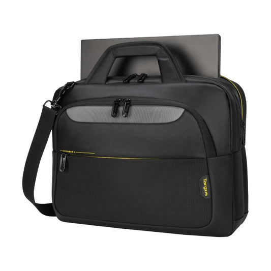 Targus | CityGear Topload Laptoptasche | TCG455GL | Passend für 12–14 Zoll Laptops | Schwarz