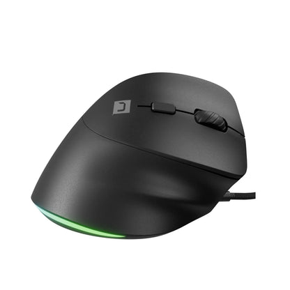 Natec | Vertical mouse | CRAKE 2 PRO | Optical | Wired | USB | 12800 dpi | Black