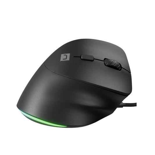 Natec | Souris verticale | CRAKE 2 PRO | Optique | Filaire | USB | 12800 dpi | Noir
