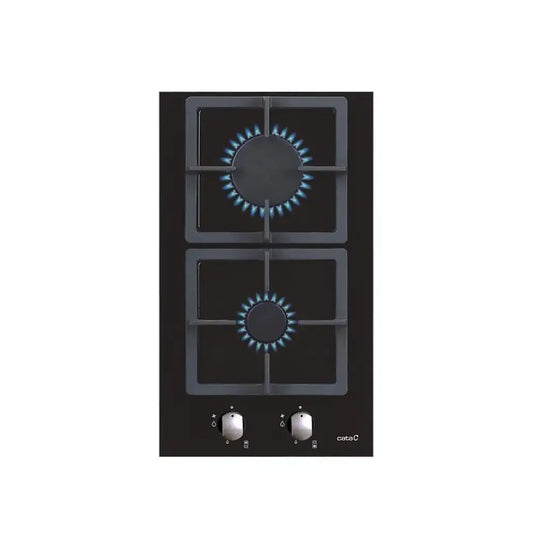 CATA | Hob | SCI 3002 BK | Gas on glass | Rotary knobs | Black