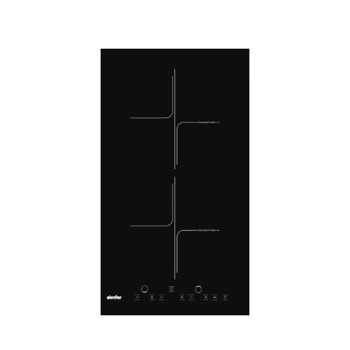 Simfer | Hob | 3020 XEISP | Induction | Touch control | Timer | Black