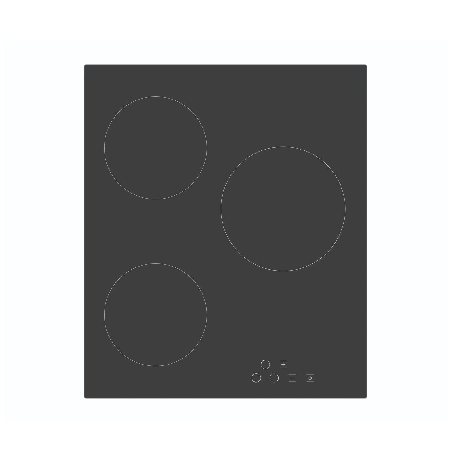 Simfer | Hob | H4.030.DECSP | Vitroceramic | Touch | Black