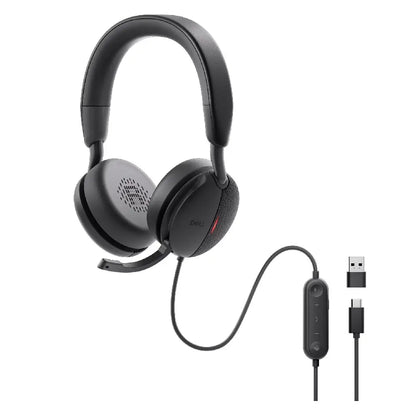 Dell | Headset | Pro Wired ANC Headset WH5024 | On-ear | USB-C | Active Noise Canceling | Black