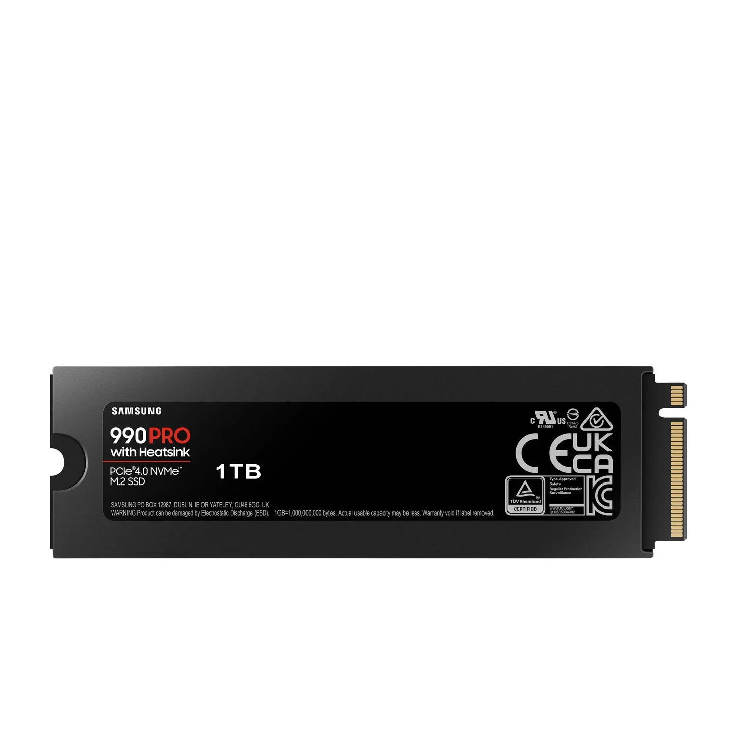 Samsung | 990 PRO | Solid state drive | 1 TB | MZ-V9P1T0CW | M.2 | PCIe 4.0 x4 (NVMe)