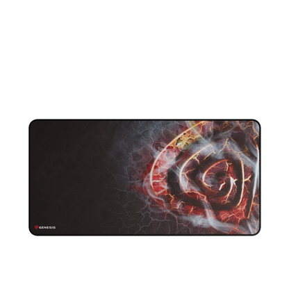 Genesis | Carbon 500 Maxi Lava G2 | Gaming Mouse pad | Black / Red