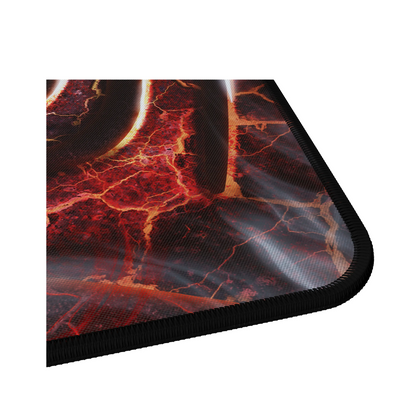 Genesis | Carbon 500 Maxi Lava G2 | Gaming Mouse pad | Black / Red