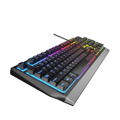 Genesis | Gaming Keyboard | 300 RGB |  Wired | Backlit 7 zone RGB | QWERTY US | Black