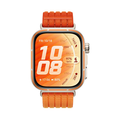 Huawei | Watch Fit | 5 Pro | Smart watch | Orange | Gold | Curve Pay | Water-resistant
