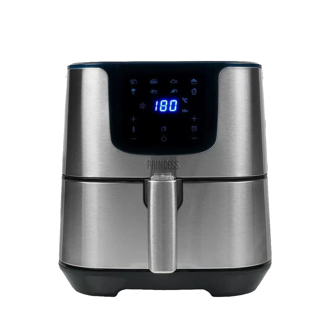 Princess | Digital Aerofryer Deluxe XXL | 182060 | 1700 W | 5.5 L | Black/Stainless Steel