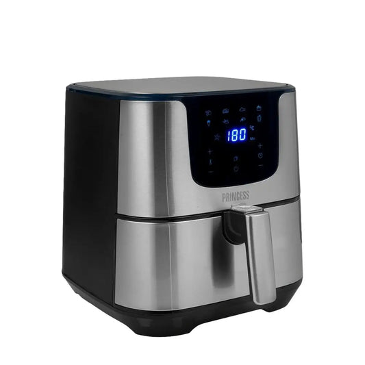 Princess | Digitales Aerofryer Deluxe XXL | 182060 | 1700 W | 5,5 L | Schwarz/Edelstahl