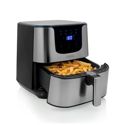 Princess | Digital Aerofryer Deluxe XXL | 182060 | 1700 W | 5.5 L | Black/Stainless Steel