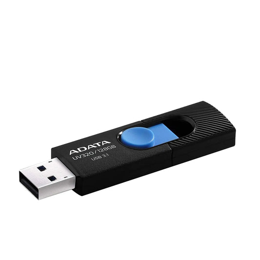 ADATA | USB-Stick | UV320 | 128 GB | USB 3.1 | USB Typ-A | Schwarz | Blau