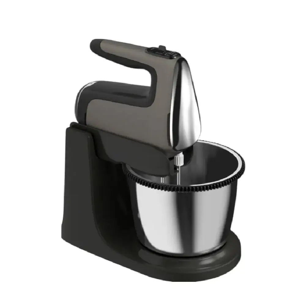 Tefal | Hand Mixer with Bowl | Powermix Silence HT654E38 | 600 W | 5 Speeds + Turbo | 2.5 L | Dark Grey / Black