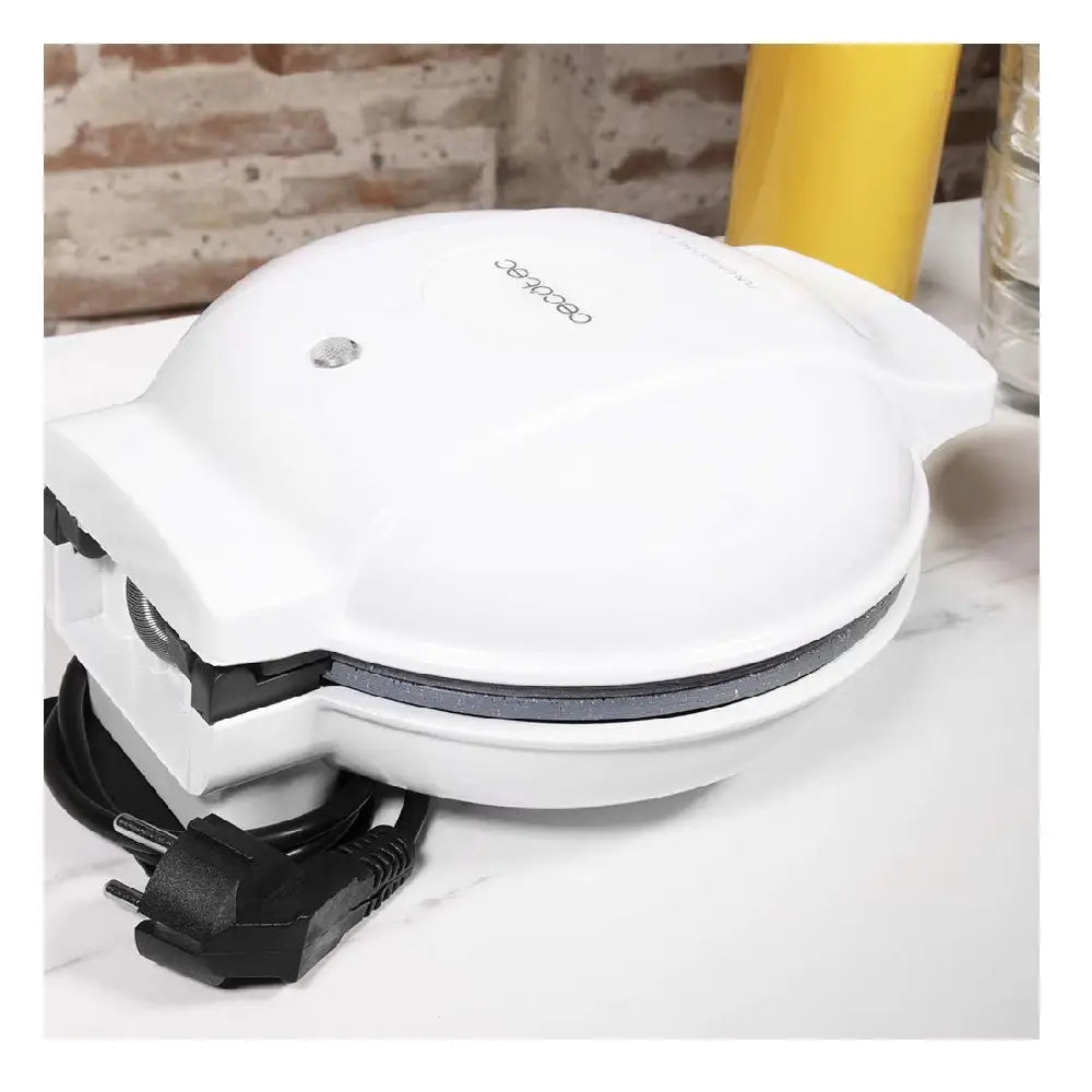 Cecotec | 3-in-1 Treat Maker | Fun Gofrestone 3in1 | 700 W | Interchangeable Plates | RockStone Coating | White