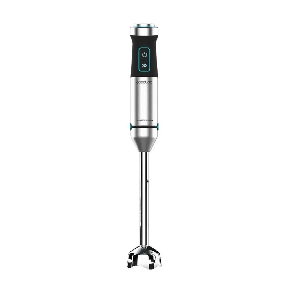 Cecotec | Hand Blender Set | Power TitanBlack 1200 XL PerfectCream&Crush | 1200 W | CrossBlades Titanium | XL Leg | Stainless Steel / Black