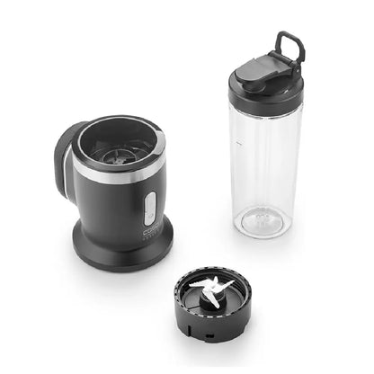Caso | Cordless Personal Blender | Click & Blend | 240 W | 14000 RPM | 0.5 L Tritan Jar | Stainless Steel / Matt Black