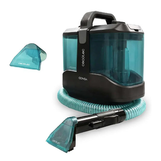 Cecotec | Polsterreiniger | Conga 3000 Carpet&Spot Clean Max | 450 W | 13 kPa | Frischwassertank 1 L / Schmutzwassertank 0,85 L | Schwarz & Blau