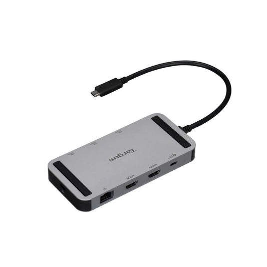 Targus | USB4 Dual Video Mobile Dock with 140W EPR Pass-Thru | DOCK429GL | USB4 Mobile Dock | Silver