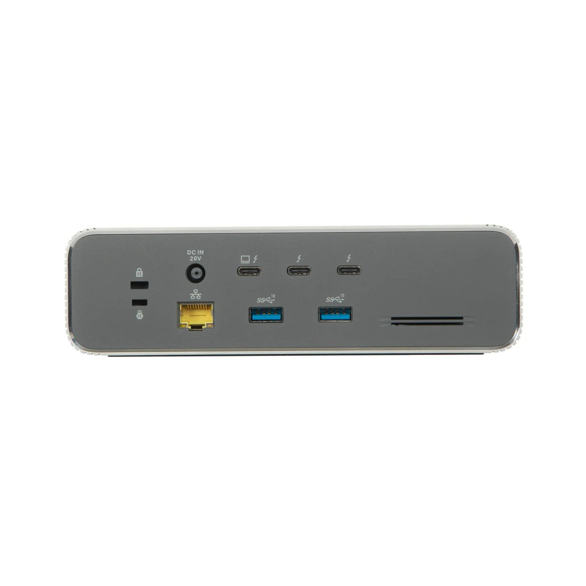 Targus | Thunderbolt 5 Triple Video 8K EcoSmart Dock with 140W EPR | DOCK230EUZ | Thunderbolt 5 Docking Station | Silver