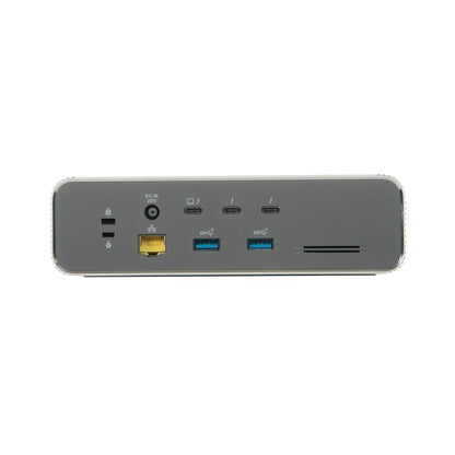 Targus | Thunderbolt 5 Triple Video 8K EcoSmart Dock with 140W EPR | DOCK230EUZ | Thunderbolt 5 Docking Station | Silver