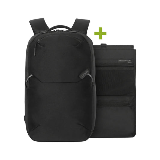 Targus | Work+ EcoSmart | TBB657GL | Für Laptops bis 16 Zoll | Laptop-Rucksack | 23 L | Schwarz
