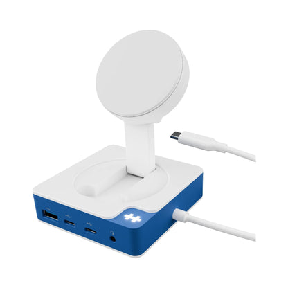 Hyper | Hub USB-C HyperDrive Flex MagCharge | HD8100BUGL | Hub USB-C | Blanc/Bleu