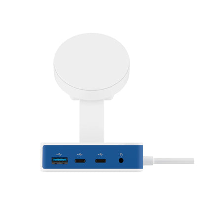 Hyper | Hub USB-C HyperDrive Flex MagCharge | HD8100BUGL | Hub USB-C | Blanc/Bleu