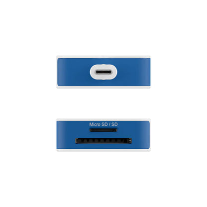 Hyper | Hub USB-C 8 ports HyperDrive Flex | HD4102BUGL | Hub USB-C | Blanc/Bleu