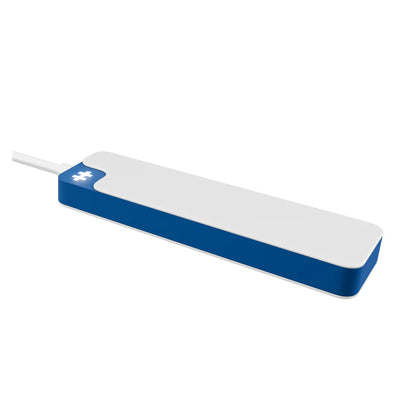 Hyper | HyperDrive Flex 4-Port USB-C Kombi-Hub | HD5200BUGL | USB-C Hub | Weiß/Blau