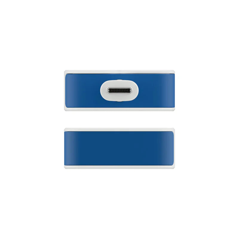 Hyper | HyperDrive Flex 4-Port USB-C Kombi-Hub | HD5200BUGL | USB-C Hub | Weiß/Blau