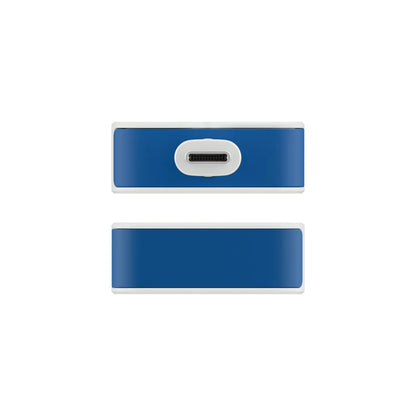 Hyper | HyperDrive Flex 4-Port USB-C Kombi-Hub | HD5200BUGL | USB-C Hub | Weiß/Blau