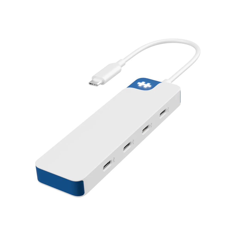 Hyper | HyperDrive Flex Hub USB-C 4 ports | HD5201BUGL | Hub USB-C | Blanc/Bleu