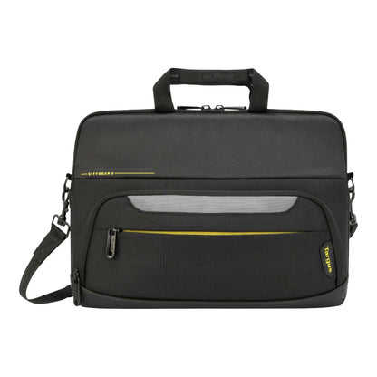 Targus | CityGear Slim Topload Laptoptasche | TSS866GL | Passend für bis zu 14 Zoll | Laptoptasche | Schwarz