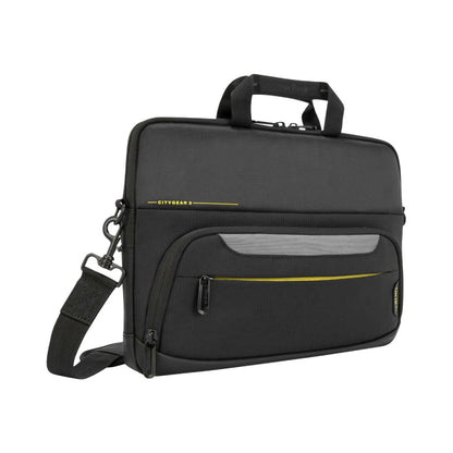 Targus | CityGear Slim Topload Laptoptasche | TSS866GL | Passend für bis zu 14 Zoll | Laptoptasche | Schwarz