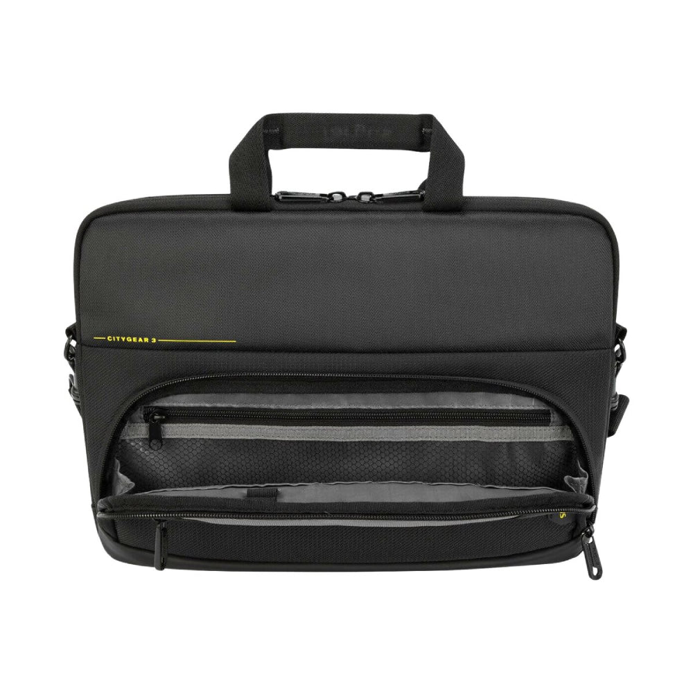 Targus | CityGear Slim Topload Laptoptasche | TSS866GL | Passend für bis zu 14 Zoll | Laptoptasche | Schwarz