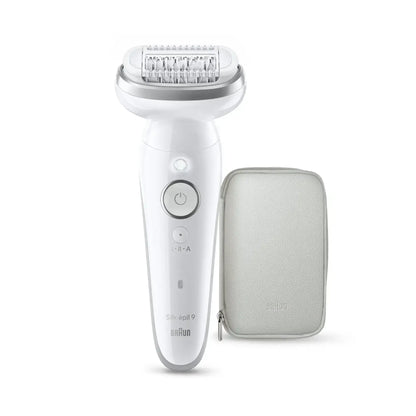 Braun | Epilierer | Silk-épil 9 SES9-000 | |Wet & Dry | Weiß/Silber
